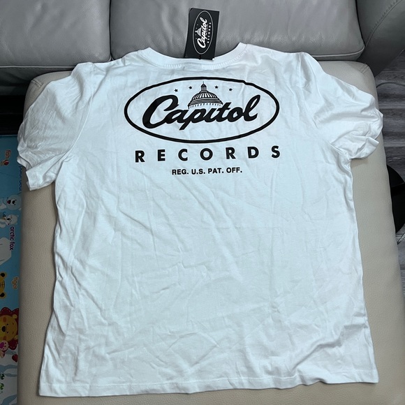 NWT - Zara x Capital Records Men’s Short Sleeve Pocket Tee - Size XL - Picture 4 of 7